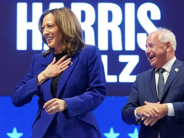 u s vice president and democratic presidential candidate kamala harris and her running mate minnesota governor tim walz attend a campaign rally in milwaukee wisconsin us august 20 2024 photo reuters u s vice president and democratic presidential candidate kamala harris and her running mate minnesota governor tim walz attend a campaign rally in milwaukee wisconsin us august 20 2024 photo reuters